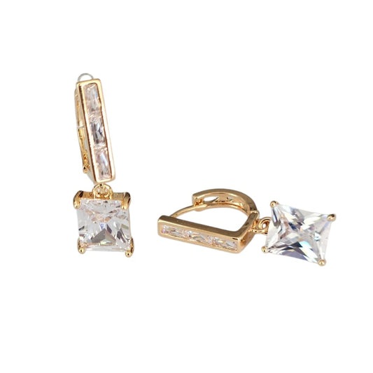 ARETES ZIRCONIA CUADRADA