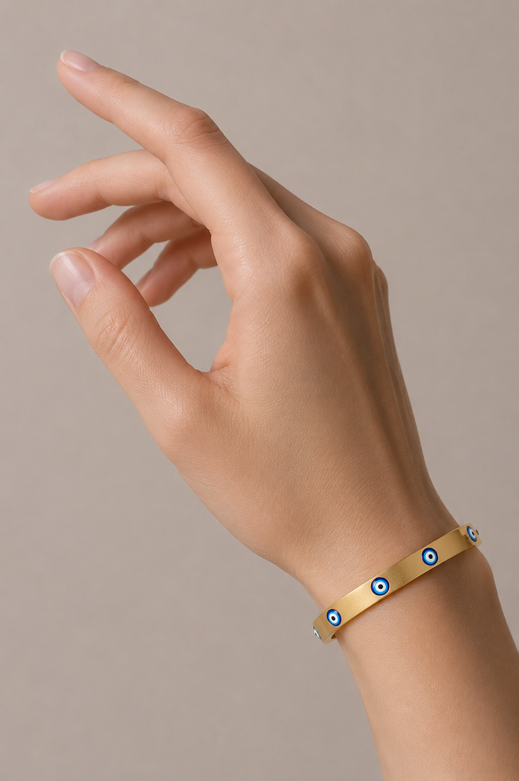 BRAZALETE OJOS TURCOS AZULES