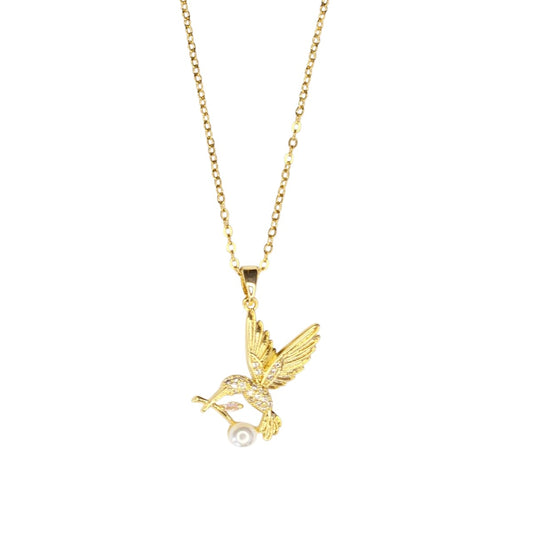 COLLAR COLIBRÍ ZIRCONIAS