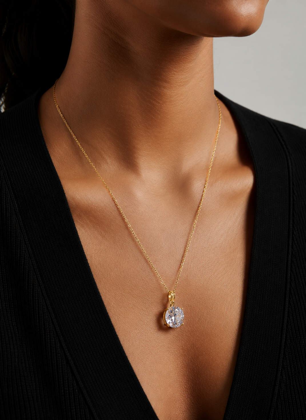 COLLAR CON ZIRCONIA GRANDE