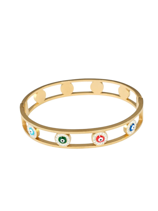BRAZALETE OJOS TURCOS COLORES