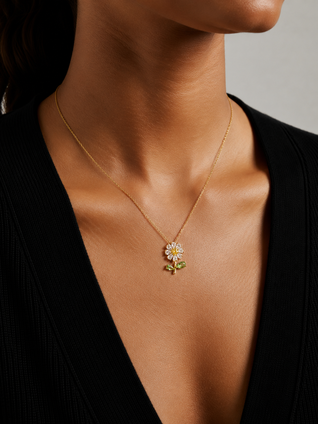 COLLAR FLOR ZIRCONIAS